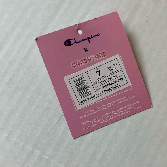 Champion X Candyland Slides Women’s Size 7 - Picture 3 of 9